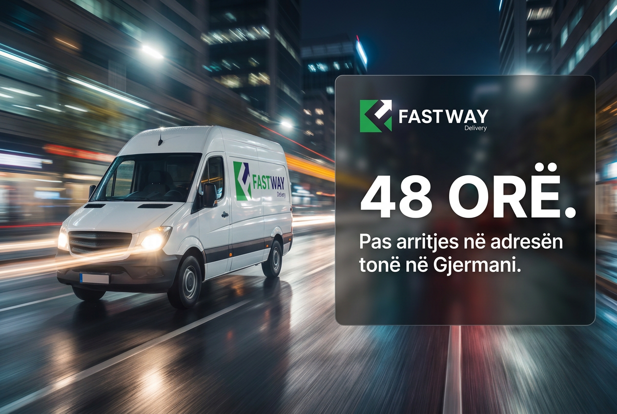 Kombi Fastway në transport — dorëzim brenda 48 orëve